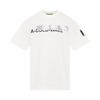 A-cold-wall* Strata Logo T-shirt In White