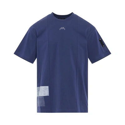 A-cold-wall* Brutalist Logo-print T-shirt In Blau