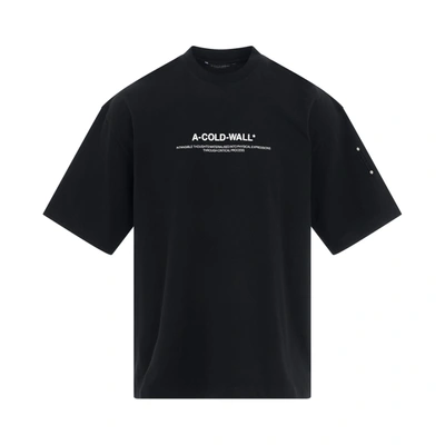 A-cold-wall* Black Con Pro T-shirt
