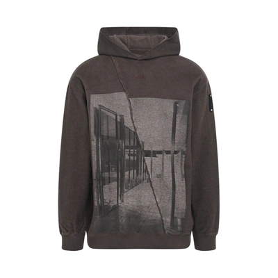 A-cold-wall* Pavilion Cotton Hoodie In Braun