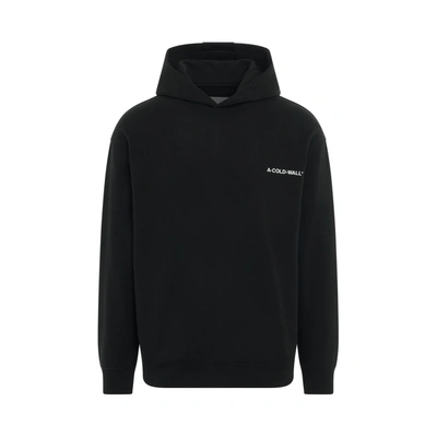 A-cold-wall* Essential Small Logo Hoodie In Black