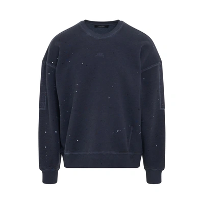 A-cold-wall* Studio Cotton Sweatshirt In Blau