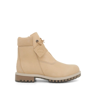 A-cold-wall* Combat Boots In Beige
