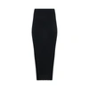 Rick Owens Ribbed Knit Sacriskirt With Signature Back Detail