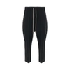 RICK OWENS DRAWSTRING ASTAIRES CROPPED PANTS