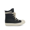 RICK OWENS HIGH LEATHER SNEAKER