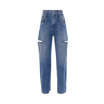 Maison Margiela Blue Cutout Jeans