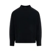 Sacai Drawstring-hem Ribbed-knit Jumper