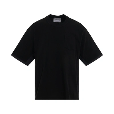 SACAI MEN'S CLASSIC COTTON JERSEY T-SHIRT