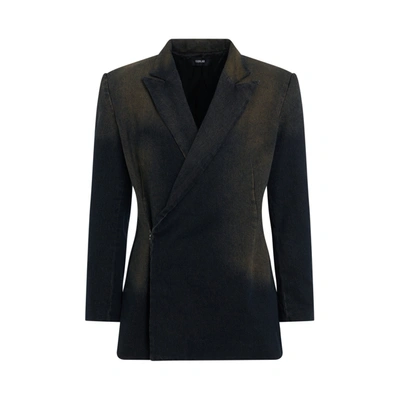 Frankie Shop EGONLab Egonic Double Breasted Jacket - Rust Wool