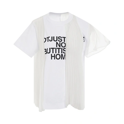 Sacai Classic Cotton Jersey T-shirts