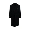 WOOYOUNGMI WOOL BELTED LONG COAT