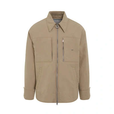 Wooyoungmi Zipped Cotton Jacket In Neutrals