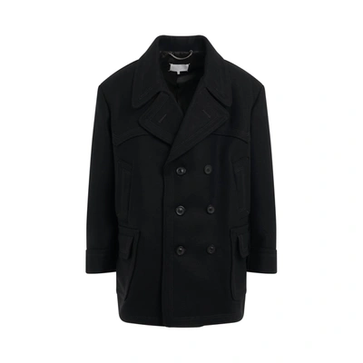 Maison Margiela Classic Drop Coat In Black