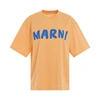 Marni Orange Printed T-shirt