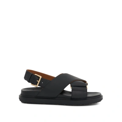 MARNI WOMEN'S FUSSBETT CRISCROSS SANDALS