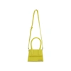 Jacquemus Le Chiquito Moyen Leather Bag In Yellow