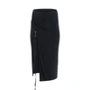 Jacquemus Pareo Croissant Buckle Slit Long Skirt