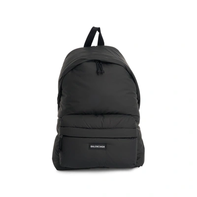 Balenciaga Explorer Logo Backpack In Black