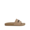 Balenciaga Logo Rubber Pool Slide Sandals