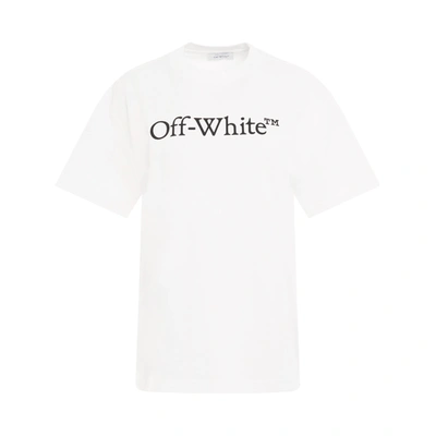 Off-white Big Logo Bookish T-shirt In White