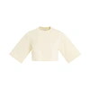 Off-white X Women's Big Logo X Crop T-shirt In Neutral