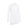Off-white Off White Cotton Shirt Dress