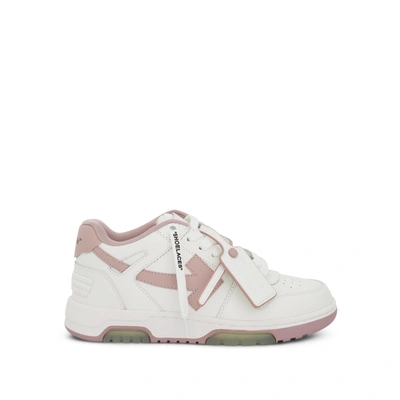 Off-white 30mm Out Of Office Leather Sneakers In White,pink