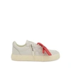 OFF-WHITE LOW VULCANIZED CALF LEATHER SNEAKERS