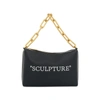 OFF-WHITE BLOCK POUCH QUOTE BAG