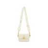 Off-white Plain Binder Shoulder Bag