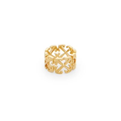 Off-white Multi Arrowow Ring In Gold