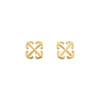 OFF-WHITE DOUBLE ARROW EARRIN COLOURGS IN COLOUR GOLD