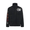 OFF-WHITE MOON PHASE VARSITY FIELD JACKET