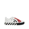 OFF-WHITE LOW VULCANIZED CALF LEATHER SNEAKERS