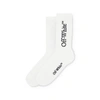 Off-white Logo-embroidered Cotton Socks