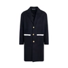 PALM ANGELS SATORIAL TAPE UNIFORM COAT