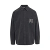 PALM ANGELS MONOGRAM PRINT OVERSHIRT