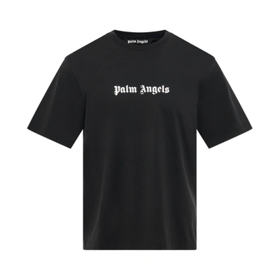 Palm Angels Classic Logo Slim T-shirt In Black/white