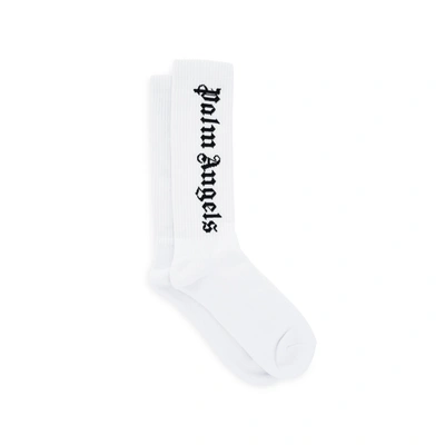 Palm Angels Classic Logo Socks In White