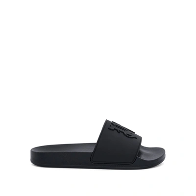 Palm Angels Black Monogram Slides