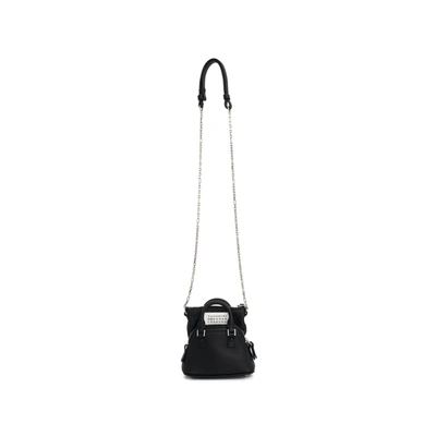 Maison Margiela Baby 5ac Crossbody Bag In Black