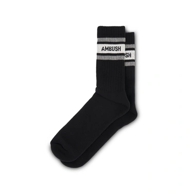 Ambush Sport Logo Socks In Black