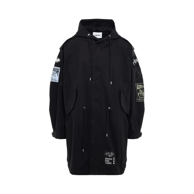 Ambush Parka Mit Logo-patchwork In Black