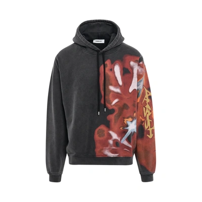 Ambush Abstract Graphic Hoodie In Black