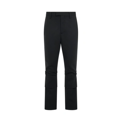 Ambush Panelled Slim-fit Trousers In Black