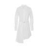 OFF-WHITE CORPORATE PLISSE SHIRT DRESS