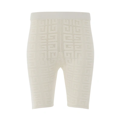 Givenchy 16gg Cycling Shorts In White