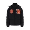 OFF-WHITE LOGO PATCH PUFFER JACKET