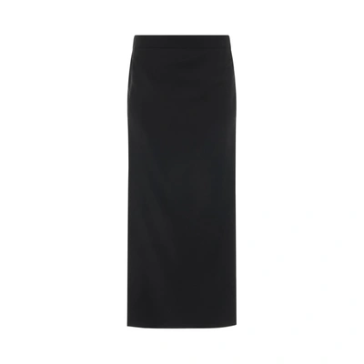 Givenchy Slim Trousers With Long Apron In Black